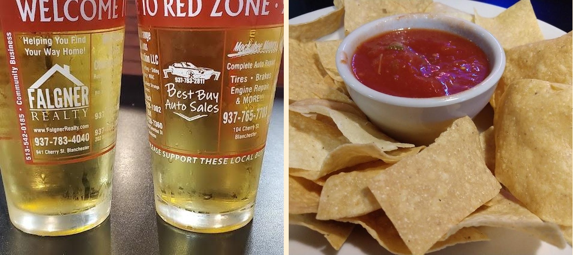 Red Zone Bar and Grill Menu